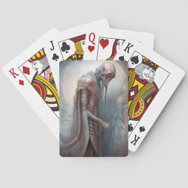 Jeu De Cartes Alien Créature Science Fiction (dos)