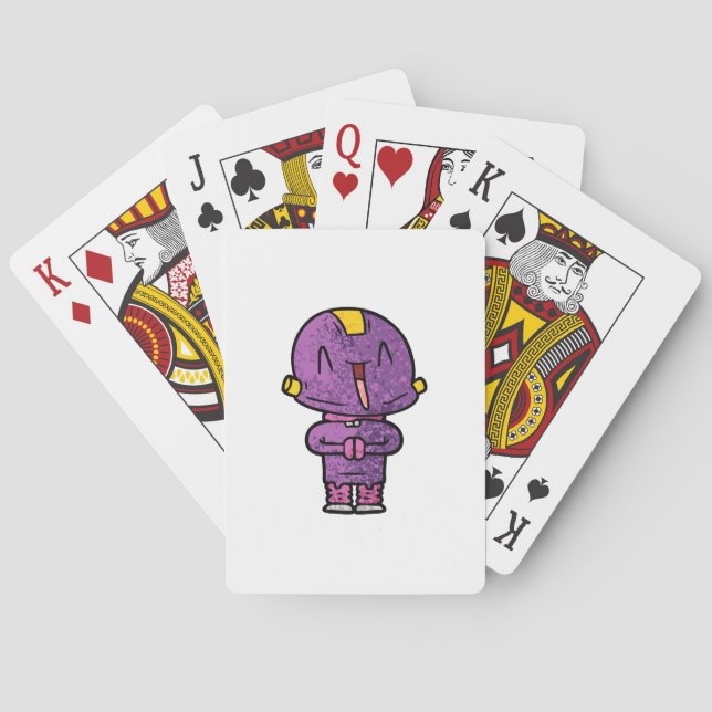 Jeu De Cartes alien violet (dos)