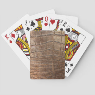 Jeu De Cartes Alligator Crocodile Wild Exotic Poster de animal