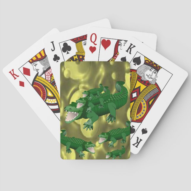 Jeu De Cartes Alligator Lecture de Cartes Deck (dos)