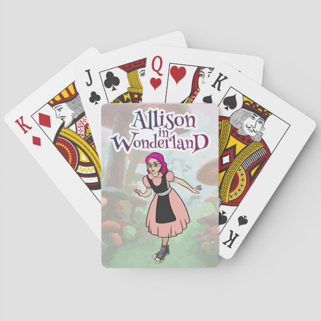 Jeu De Cartes Allison au pays des merveilles (dos)