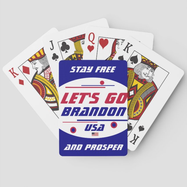 Jeu De Cartes Allons Brandon avoir une représentation ? (dos)