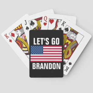 JEU DE CARTES ALLONS JOUER AUX CARTES À DRAPEAU DE BRANDON