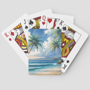 Jeu De Cartes Aloha Voyage Hawaïen De Style vintage De Hawaii