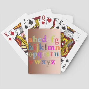 Jeu De Cartes Alphabet