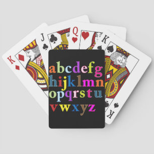 Jeu De Cartes Alphabet Playing Cards