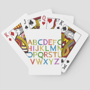 Jeu De Cartes Alphabets