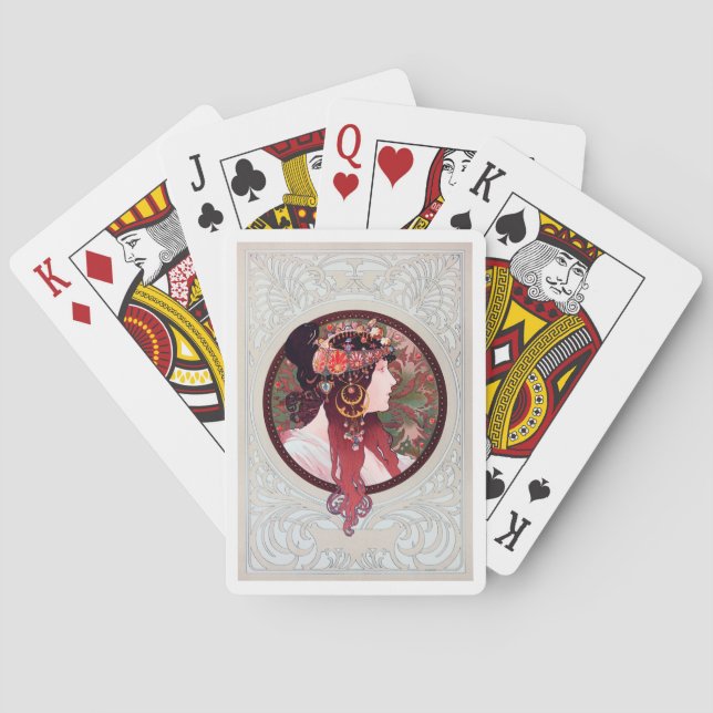 Jeu De Cartes Alphonse Mucha (dos)