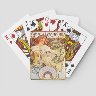 Jeu De Cartes Alphonse Mucha Biscuits Lefevre-Utile