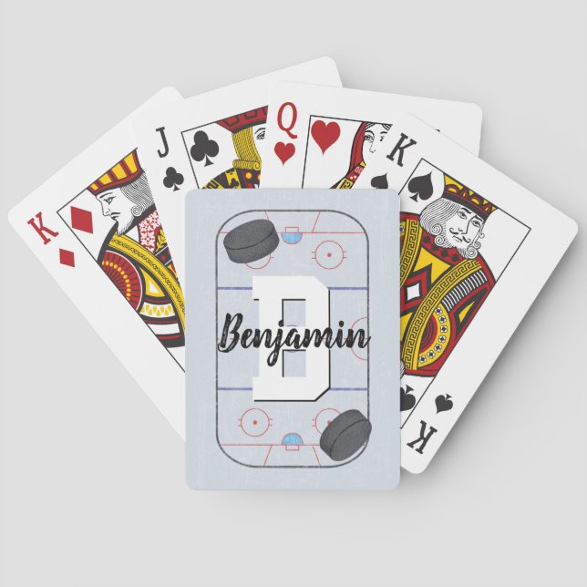 Jeu De Cartes Amateurs de hockey sur glace (dos)