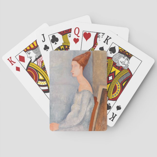 Jeu De Cartes Amedeo Modigliani - Portrait Jeanne Hebuterne #3 (dos)