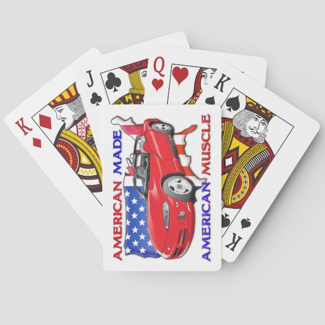 Jeu De Cartes American Fade Muscle Car Jouer Des Cartes (dos)