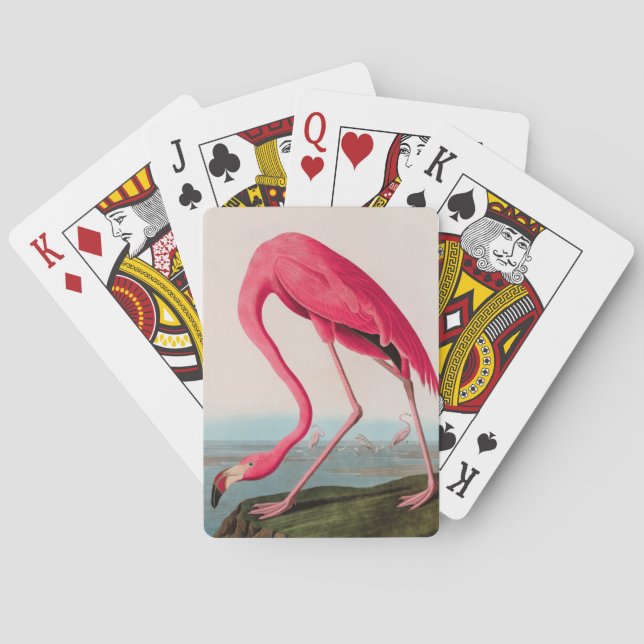 Jeu De Cartes American Flamant rose Birds of America Audubon Imp (dos)