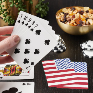 Jeu De Cartes American Peace Flag American State National Playin