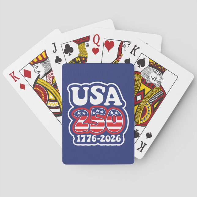 Jeu De Cartes America's 250th Birthday - Groovy USA 250 (dos)