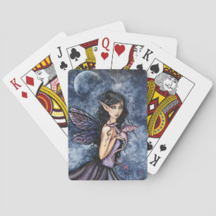 Jeu De Cartes Amethyst Dragon Fairy Imaginaire Art