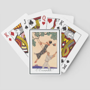 Jeu De Cartes Amour Art Déco Vintage, La Balançoire de George Ba