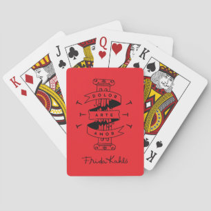 Jeu De Cartes Amour d'art de douleur de Frida Kahlo  