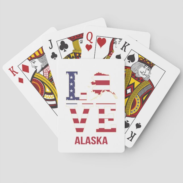 Jeu De Cartes amour de l'Alaska (dos)
