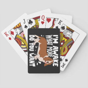 Jeu De Cartes amoureux des chiens Basset Hound Dog