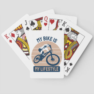 Jeu De Cartes Amoureux du Vélo - Mon Vélo Est Mon Mode de Vie
