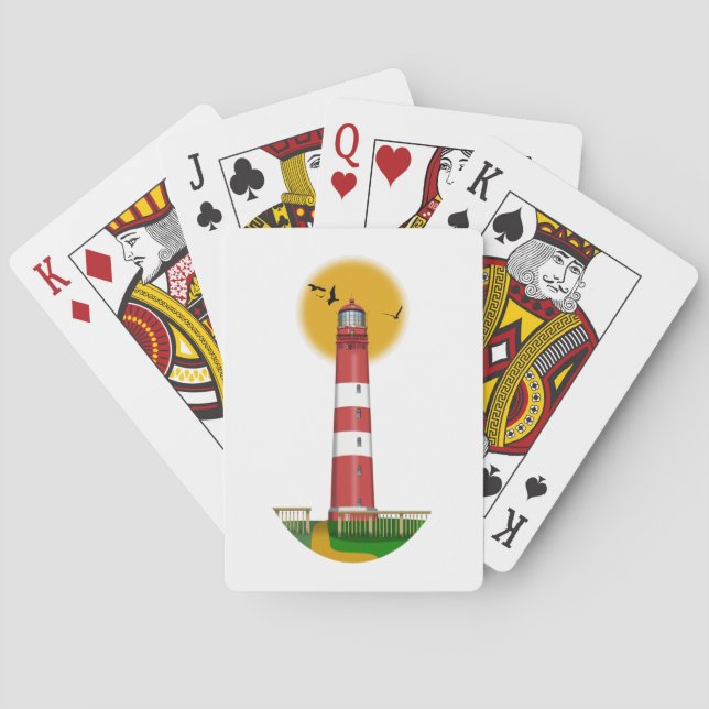 Jeu De Cartes Amrum Lighthouse Allemagne (dos)