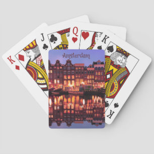 Jeu De Cartes Amsterdam Row Houses sur Canal