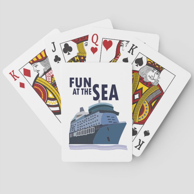 Jeu De Cartes Amusement Au Sea Cruise Ship (dos)