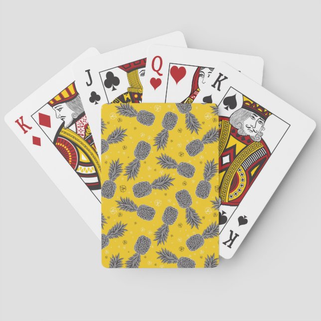 Jeu De Cartes Ananas Sur Or (dos)