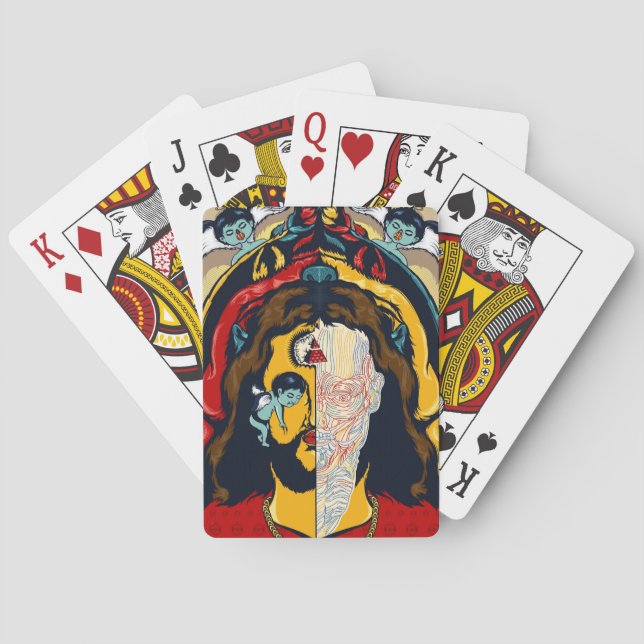 Jeu De Cartes Anatomie de Jésus Jouer des cartes (dos)