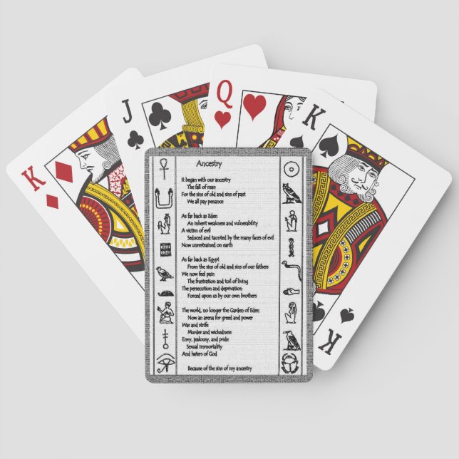 Jeu De Cartes Ancèse (dos)