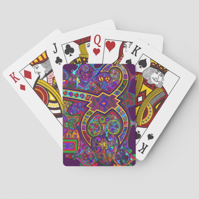 Jeu De Cartes Ancien Art Inspiré Swoop Jouer des cartes (dos)
