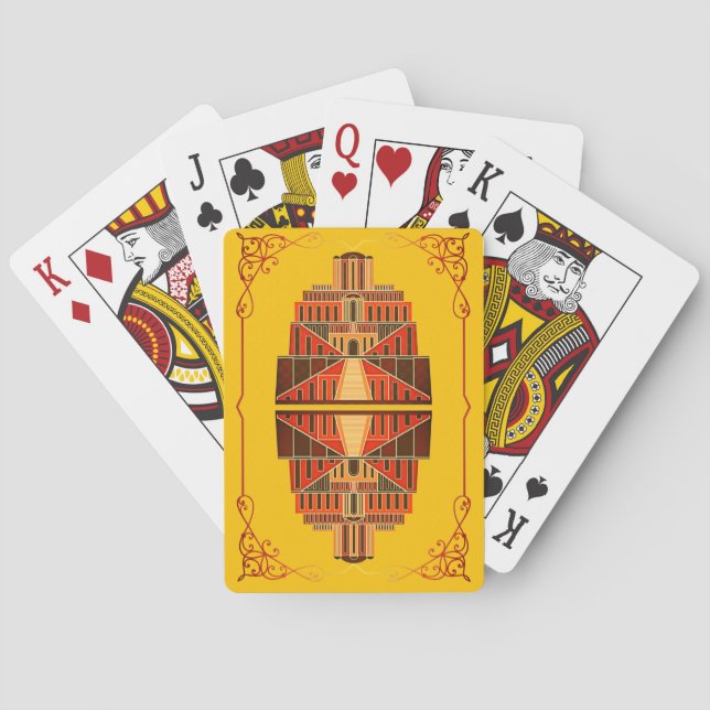Jeu De Cartes Ancien Assyrien Ziggurat Jouer des cartes (dos)