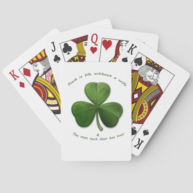 Jeu De Cartes Ancien chant irlandais (dos)