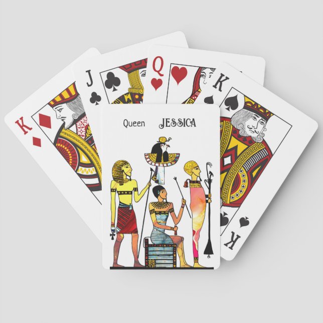 Jeu De Cartes Ancien Égypte Pharaons Lavish Ormamentation (dos)