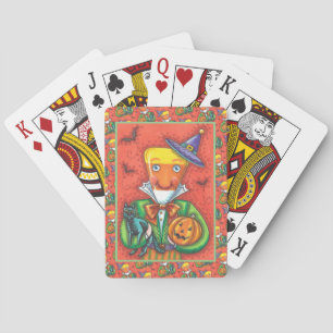 Jeu De Cartes ANDY THE CANDY CORN MAN, CHAT NOIR & JACK Coloré