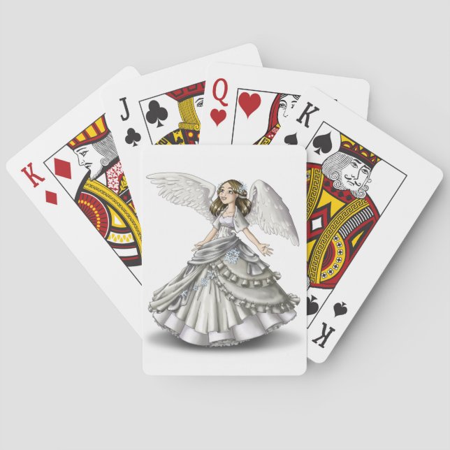 Jeu De Cartes Ange de neige (dos)