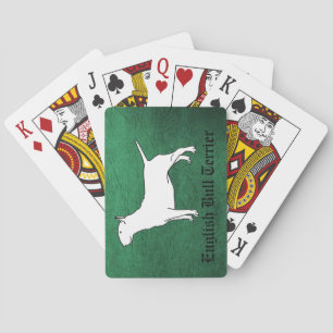 Jeu De Cartes Anglais Bull Terrier Bicyclette Lecture Cartes