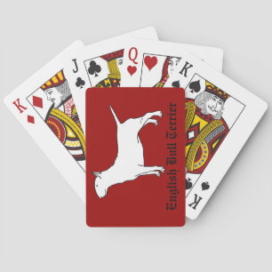 Jeu De Cartes Anglais Bull Terrier Bicyclette Lecture Cartes