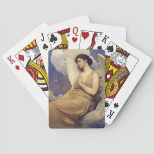 Jeu De Cartes Angle Vintage de la figure ailée