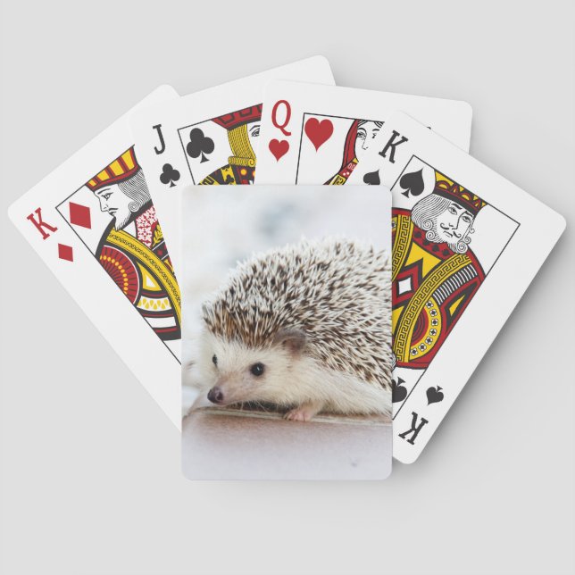 Jeu De Cartes Animal mignon de hérisson de bébé (dos)