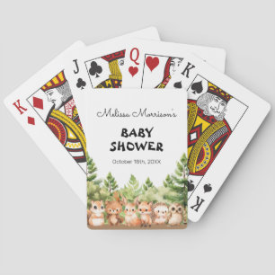 Jeu De Cartes Animaux de forêt Baby Boy Shower Party Jeu