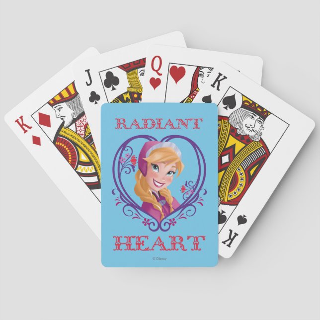 Jeu De Cartes Anna | Cartes de lecture du coeur radiant (dos)