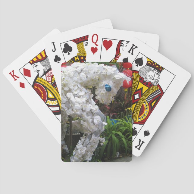 Jeu De Cartes Année du cheval | 春 節 馬 ... Topiary chinois (dos)