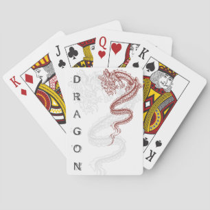 Jeu De Cartes Année du dragon Cartes de jeu personnalisées
