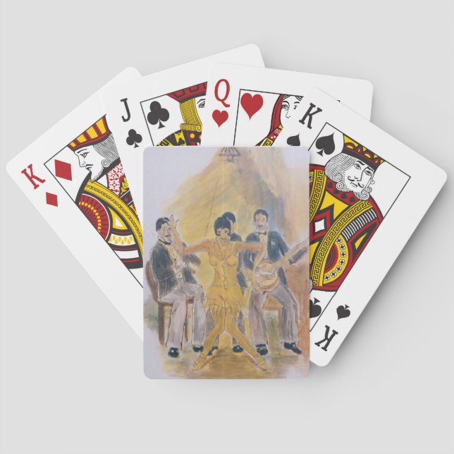 Jeu De Cartes Années folles jouer aux cartes (dos)