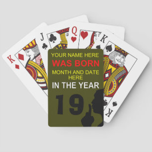 Jeu De Cartes anniversaire heureux