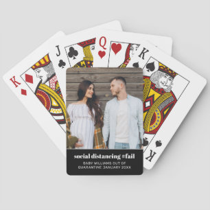 Jeu De Cartes Annonce de grossesse bébé de quarantaine Photo