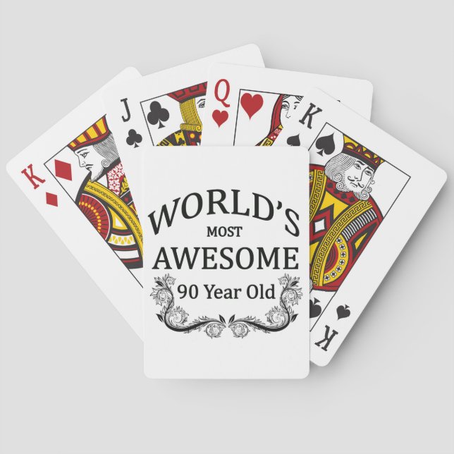 Jeu De Cartes Ans les plus impressionnants du monde 90 (dos)