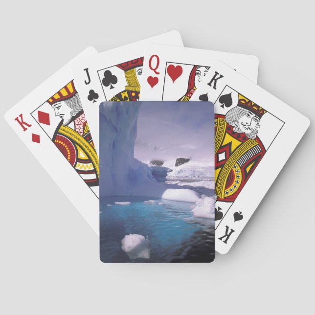 Jeu De Cartes Antarctique. Paysages glaciaires de l'Antarctique  (dos)